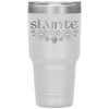 Slainte Irish Gaelic Toast Etched Tumbler 30ozTumblersWhite