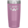 Slainte Irish Gaelic Toast Shamrocks Etched Tumbler 20ozTumblersLight Purple