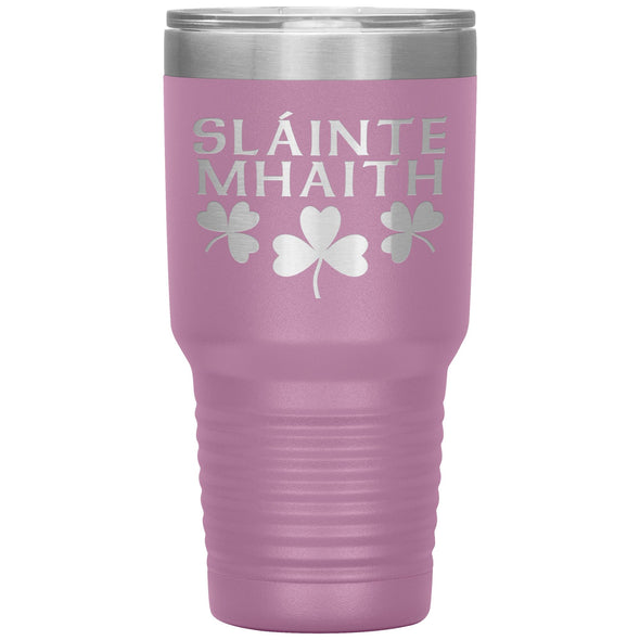 Slainte Mhaith Gaelic Irish Tumbler 30ozTumblersLight Purple