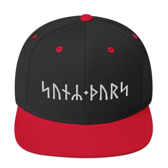 Son of Thor Norse Runes Snapback HatBlack/ Red
