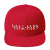 Son of Thor Norse Runes Snapback HatRed