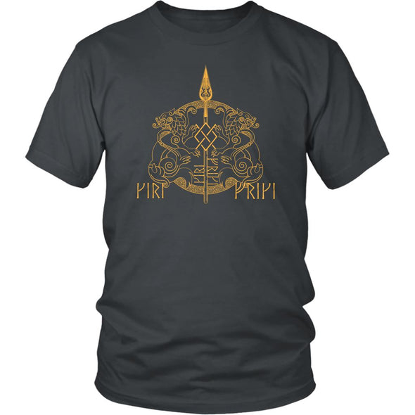 Spear of Odin Geri Freki Cotton T-ShirtT-shirtDistrict Unisex ShirtCharcoalS