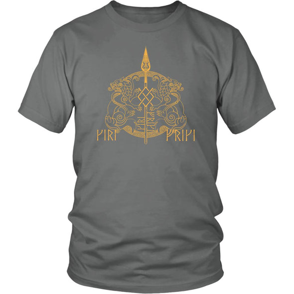 Spear of Odin Geri Freki Cotton T-ShirtT-shirtDistrict Unisex ShirtGreyS