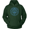 Thor Blue Knotwork HoodieT-shirtUnisex HoodieDark GreenS