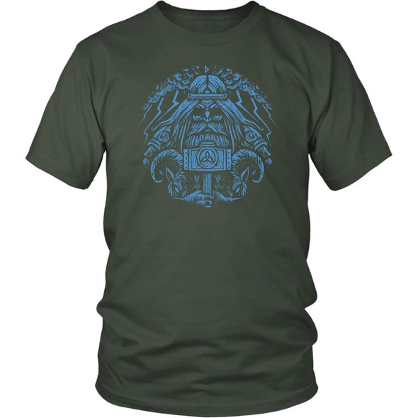 Thor Norse Mythology Cotton T-ShirtT-shirtDistrict Unisex ShirtOliveS