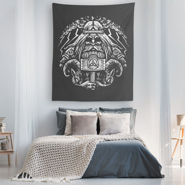 Thor Norse Mythology Wall TapestryTapestries