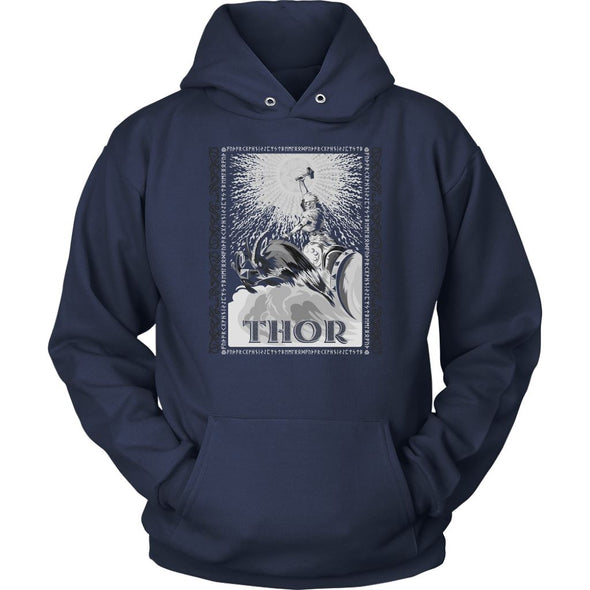 Thor Norse Viking HoodieT-shirtUnisex HoodieNavyS