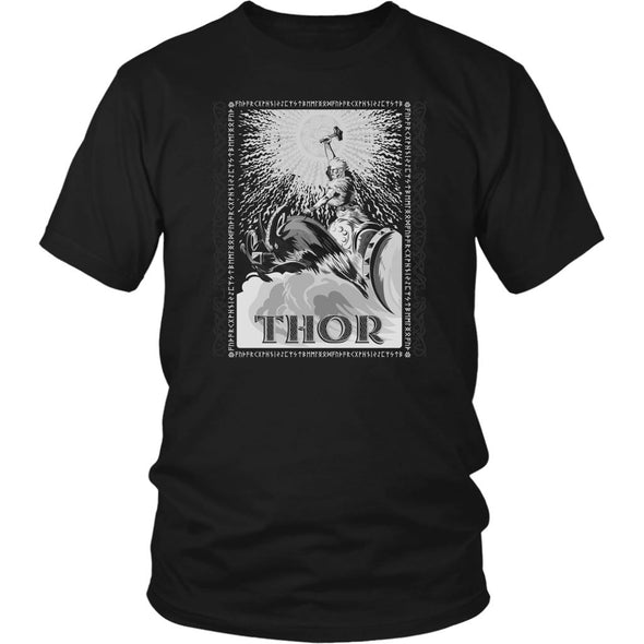 Thor Norse Viking ShirtT-shirtDistrict Unisex ShirtBlackS