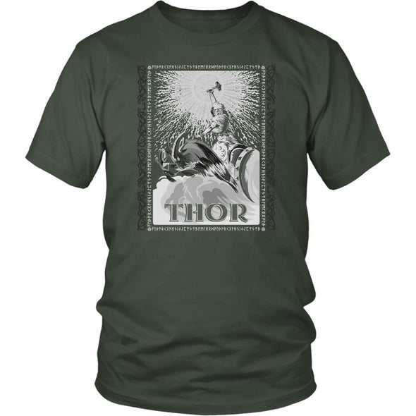 Thor Norse Viking ShirtT-shirtDistrict Unisex ShirtOliveS