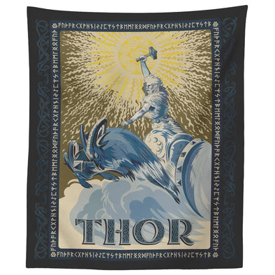 Thor Norse Viking TapestryTapestries60" x 50"