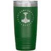 Thors Hammer Mjolnir Runes Etched Tumbler 20ozTumblersGreen