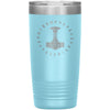 Thors Hammer Mjolnir Runes Etched Tumbler 20ozTumblersLight Blue