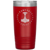 Thors Hammer Mjolnir Runes Etched Tumbler 20ozTumblersRed