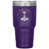 Thors Hammer Runes Etched Tumbler 30ozTumblersLight Purple