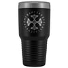 Thors Hammer Triquetra Runes Etched Tumbler 30ozTumblersBlack