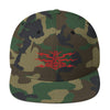 Thors Hammer Viking Mjolnir Embroidered Snapback HatGreen Camo