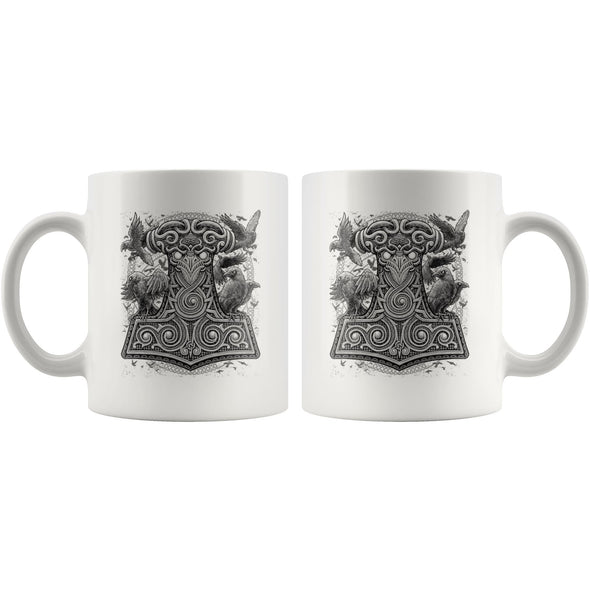 Thors Raven Hammer Mjölnir Coffee MugDrinkware