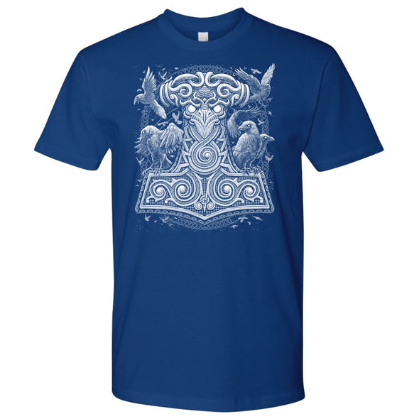 Thors Raven Hammer Mjölnir T-ShirtT-shirtNext Level Mens ShirtRoyal BlueS