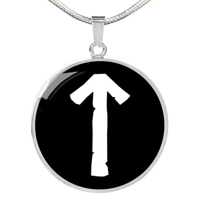 Tiwaz Norse Tyr Warrior Viking Rune Pendant Necklace Elder FutharkJewelry