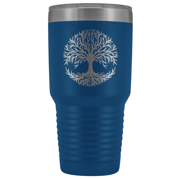 Tree of Life 30oz Etched TumblerTumblersBlue