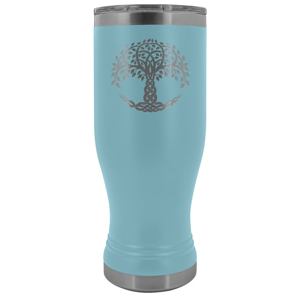 Tree of Life Etched Tumbler 20ozTumblersLight Blue