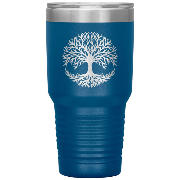 Tree of Life Etched Tumbler 30ozTumblersBlue