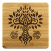 Tree of Life Raven Wood Coasters x4CoastersBamboo Coaster - 4pc