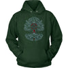 Tree of Life Yggdrasil Knotwork HoodieT-shirtUnisex HoodieDark GreenS