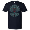 Tree of Life Yggdrasil Knotwork T-ShirtT-shirtNext Level Mens ShirtNavyS