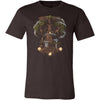 Tree of Life Yggdrasil T-ShirtT-shirtCanvas Mens ShirtBrownS