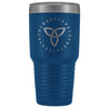 Triquetra Trinity Knot Runes 30oz Etched TumblerTumblersBlue