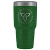 Triquetra Trinity Knot Runes 30oz Etched TumblerTumblersGreen