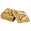 Triquetra Trinity Knot Wood Coasters x4Coasters