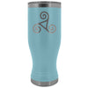 Triskele Etched Tumbler 20ozTumblersLight Blue