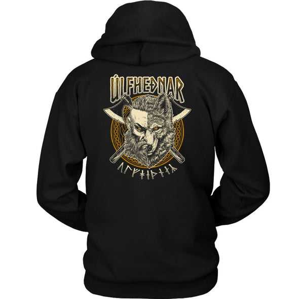 Ulfhednar Viking Wolf HoodieT-shirtUnisex HoodieBlackS