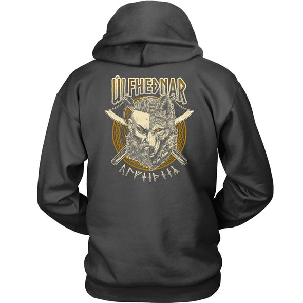 Ulfhednar Viking Wolf HoodieT-shirtUnisex HoodieCharcoalS