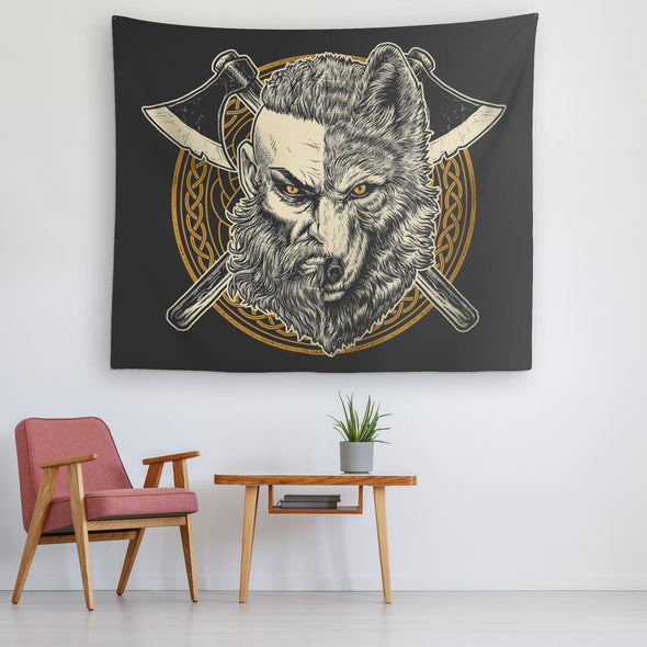 Ulfhednar Viking Wolf TapestryTapestries
