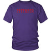 Valhalla Norse Red Elder Futhark Runes Cotton Viking T-ShirtT-shirtDistrict Unisex ShirtPurpleS