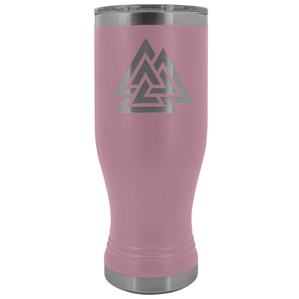 Valknut Etched Tumbler 20ozTumblersLight Purple