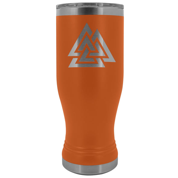 Valknut Etched Tumbler 20ozTumblersOrange