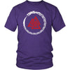 Valknut Norse Dragon Cotton T-ShirtT-shirtDistrict Unisex ShirtPurpleS