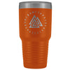 Valknut Norse Viking Runes Etched Tumbler 30ozTumblersOrange