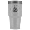 Valknut Norse Viking Runes Etched Tumbler 30ozTumblersWhite