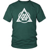 Valknut Norse Viking T-ShirtT-shirtDistrict Unisex ShirtDark GreenS