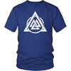 Valknut Norse Viking T-ShirtT-shirtDistrict Unisex ShirtRoyal BlueS