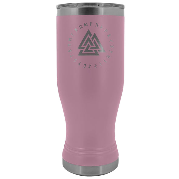 Valknut Runes Etched Tumbler 20ozTumblersLight Purple