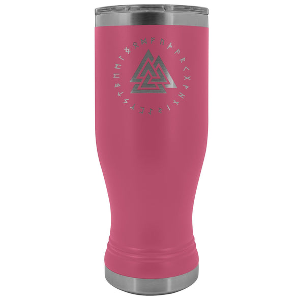 Valknut Runes Etched Tumbler 20ozTumblersPink