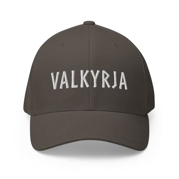 Valkyrja Valkyrie Old Norse Flexfit HatDark GreyS/M