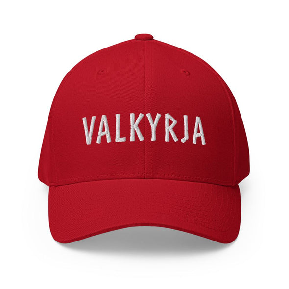 Valkyrja Valkyrie Old Norse Flexfit HatRedS/M