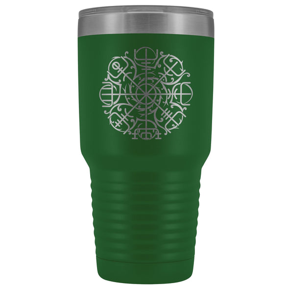 Vegvisir Norse Compass Etched Tumbler 30ozTumblersGreen